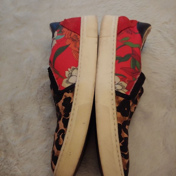 Steven by Steve Madden Addis contrasting pattern leopard / floral shoe 7 - Picture 8 of 9